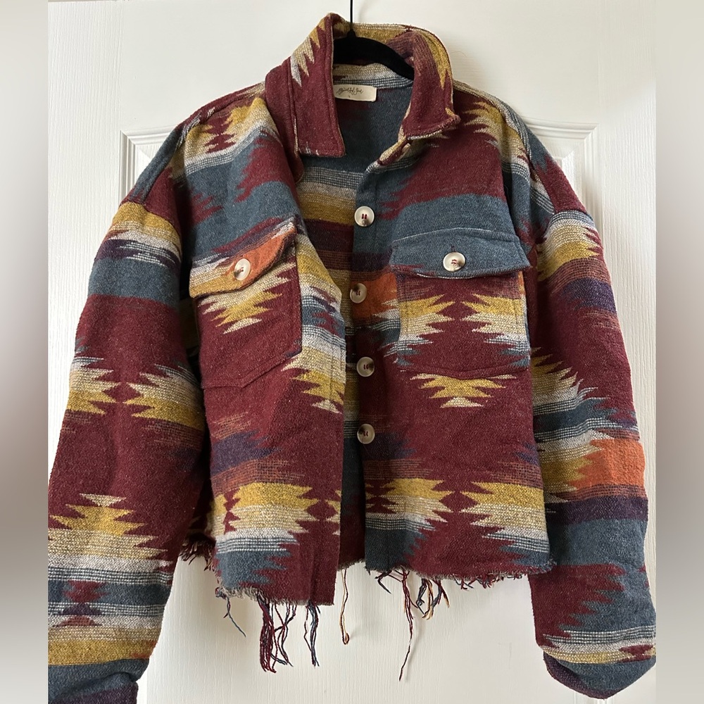Arula Aztec print Jacket - Picture 2 of 4